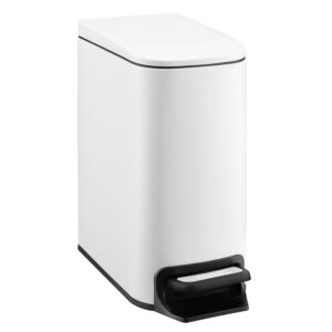 TIPGO Slim Bathroom Trash Can with ...