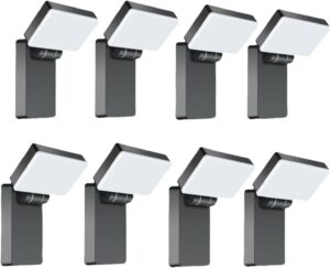 40W Outdoor LED Wall Light, 360° R...