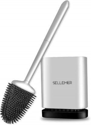 Sellemer Silicone Toilet Brush, Ven...