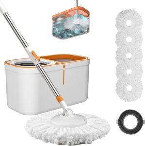 61″ Spin Mop and Bucket Set,W...