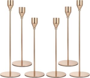 French Gold Candle Holders Set of 6...