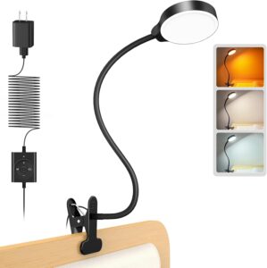 Glocusent 5W Clip on Light, 3 Color...