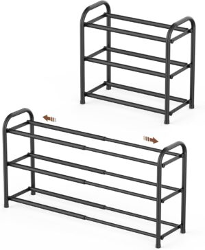 Gonfoam Expandable 3-Tier Shoe Rack...