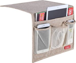 Zafit Linen 4 Pockets Bedside Caddy...