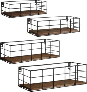 Fixwal Wire Frame Floating Shelves ...