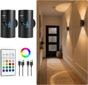 EZVALO Motion Sensor Wall Lights, R...
