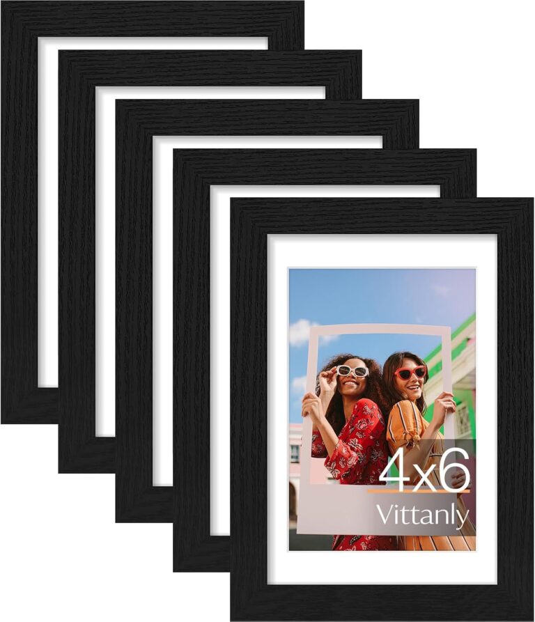 Vittanly 4×6 Picture Frames Se...