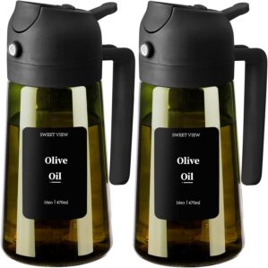 SWEET VIEW 2PCS Olive Oil Dispenser...