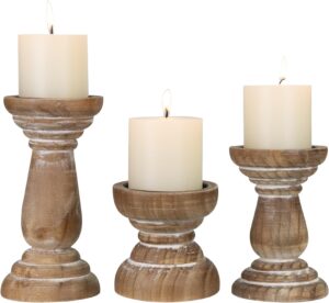 Candle Holder for Pillar Candle Set...
