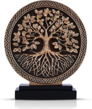 LCCCK Tree of Life Statue, Resin Ro...