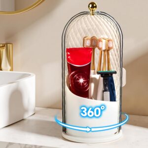 3 Slots Rotating Toothbrush Holders...