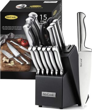 McCook Knife Set Sharp Kitchen Knif...