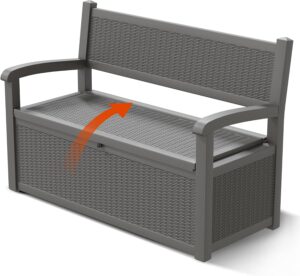 80 Gallon Outdoor Storage Bench, Re...