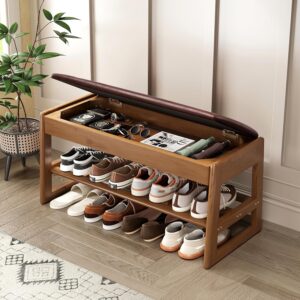 Shoe Rack Bench with Hidden Storage...