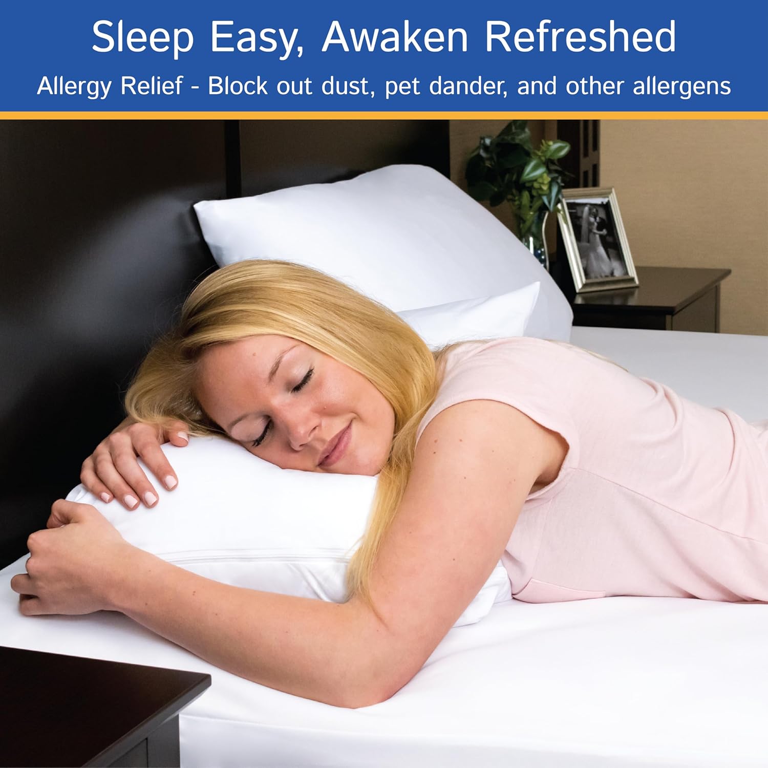 Queen Size Mattress Protector Waterproof Zippered Cover Premium Quality Encasement White - Image 4