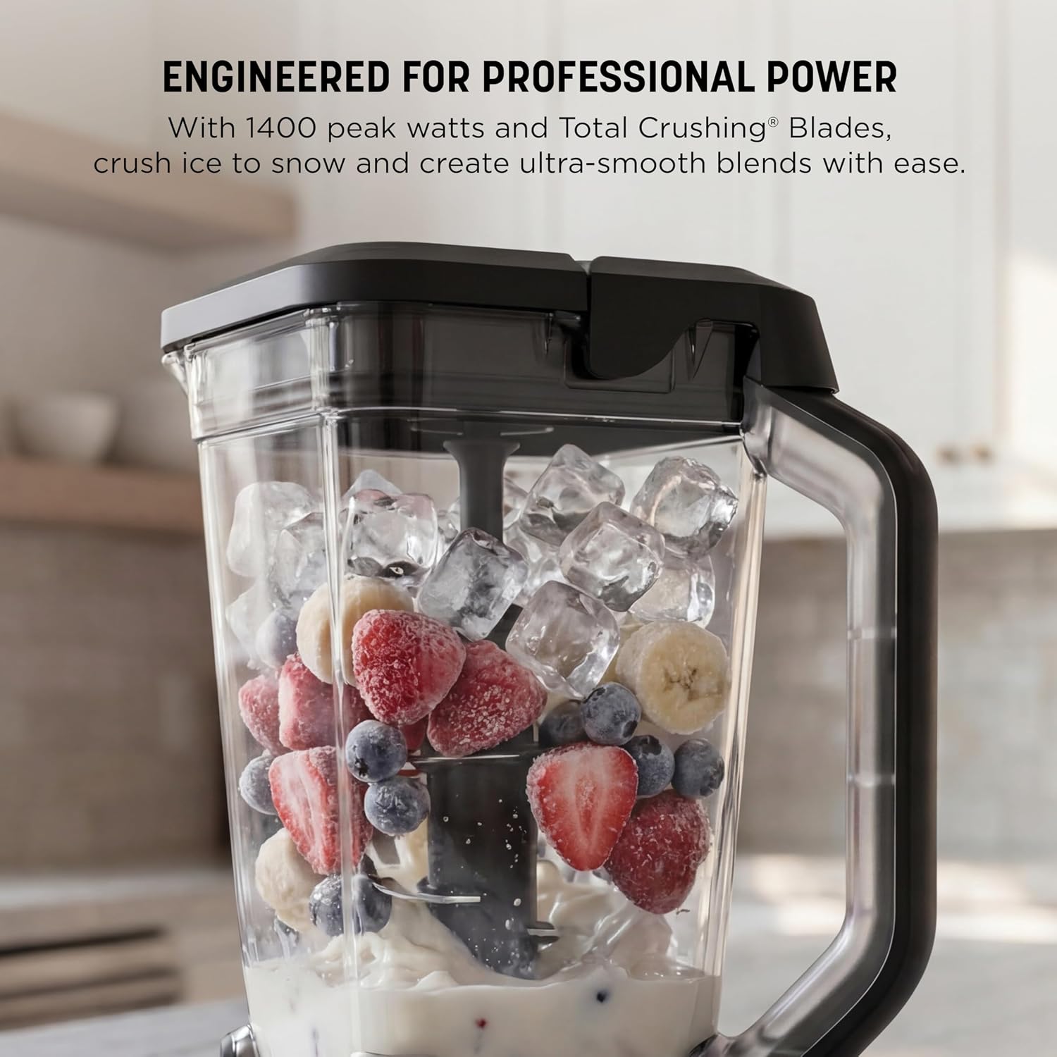 Ninja Professional Plus Blender, Auto-iQ, 1400W, 72oz Pitcher, BN701 | 1400 peak-watt motor, 3 Auto-iQ presets for smoothies, frozen drinks & ice cream. Total Crushing blades. Dishwasher safe. - Image 5