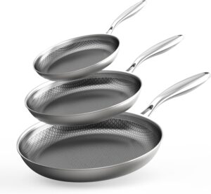 COOKER KING 3pc Hybrid Nonstick Fry...