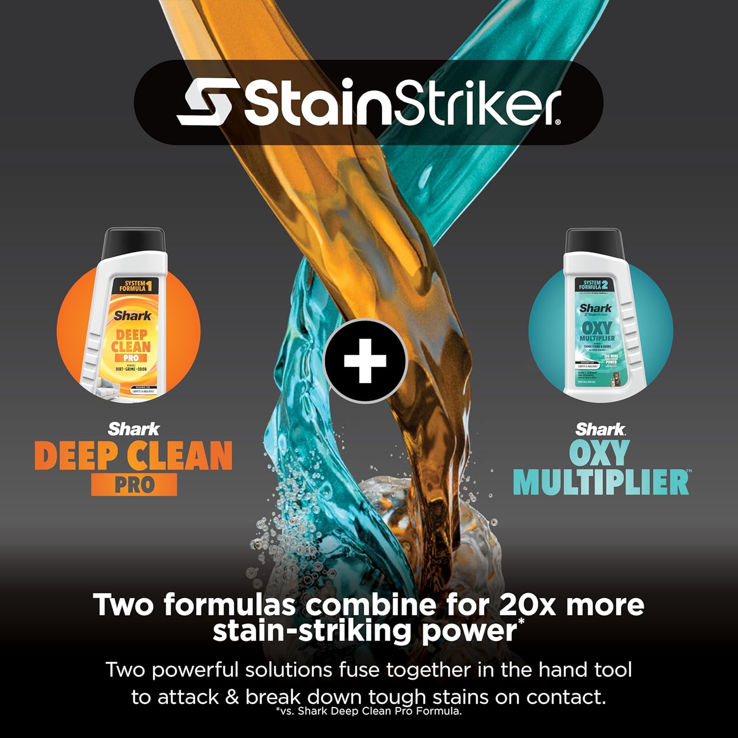 Shark StainStriker Portable Carpet/Upholstery Cleaner, 4 Tools, PX202 | For Carpet, Upholstery & Area Rugs, Stain & Odor Remover, Full Size Solutions, 3.5" Stain, 7" Stain, Crevice & Pet Mess Tools - Image 3