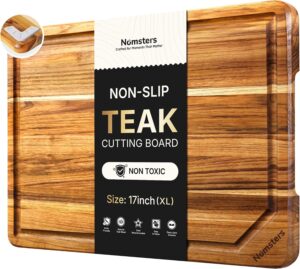 17” Teak Wood Cutting Board f...