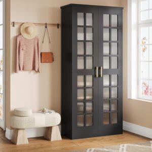 Tribesigns Tall Shoe Cabinet with D...