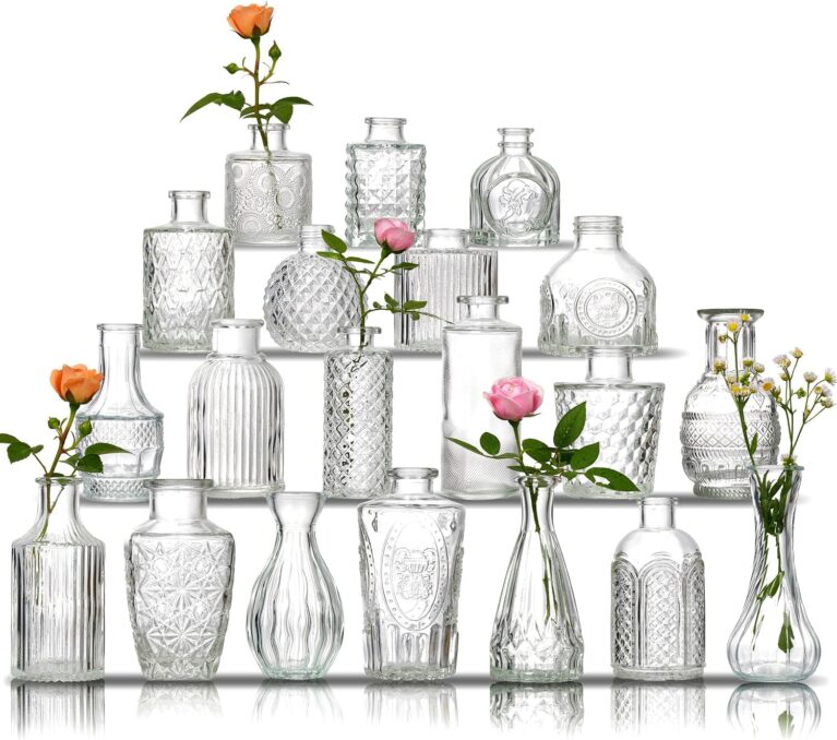 Glass Bud Vase Set of 20 – Sm...