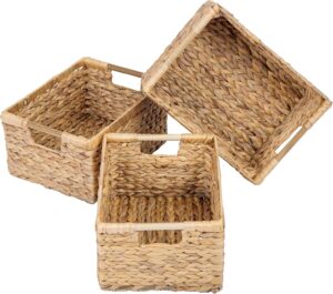 Large Wicker Basket Rectangular wit...