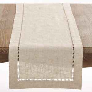 Saro Lifestyle Poly and Linen Blend...