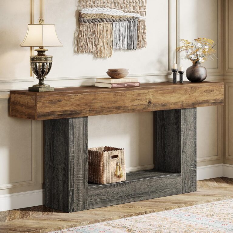 Tribesigns 63″ Console Table,...