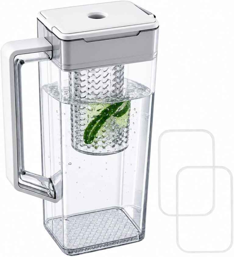 DA97-21261E Water Pitcher Assembly Replacement for samsung Refrigerator | RF29A9671SR, RF29A9071SR, RF23A9671SR, etc Water Pitcher. No Leak, Includes 2 Extra Sealing Rings, 1-year Warranty.