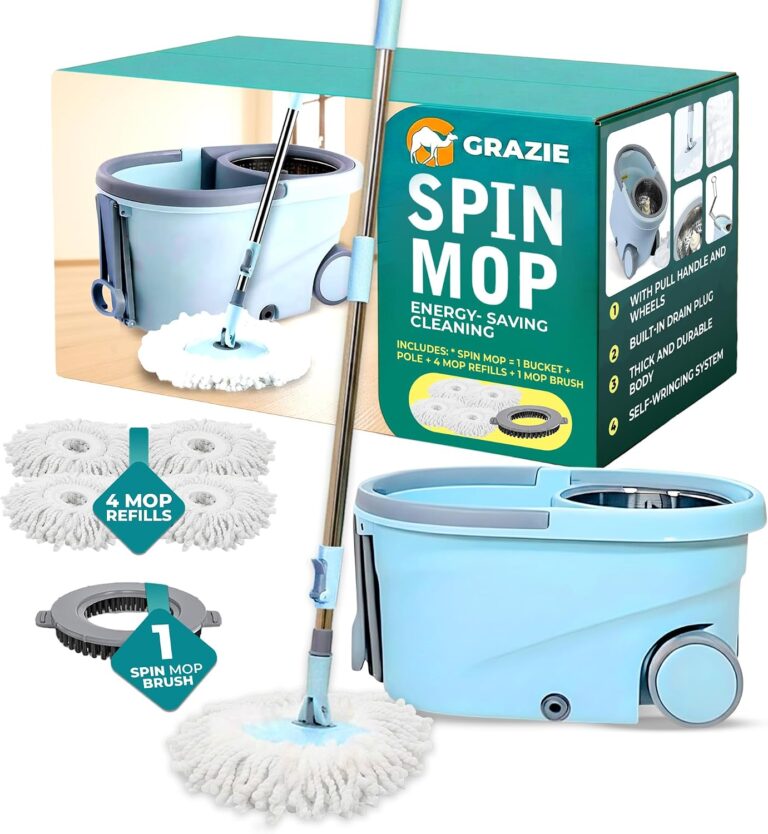 Grazie Spin Mop & Bucket Set R...
