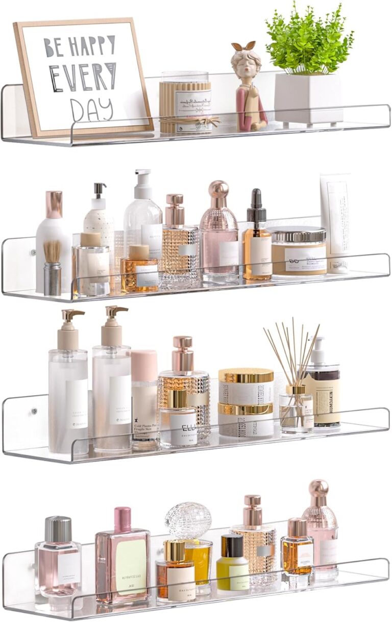 upsimples 4 Pcs 15″ Acrylic Shel...