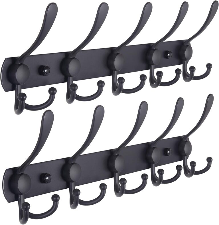 Coat Rack Wall Mounted – 5 Tri H...