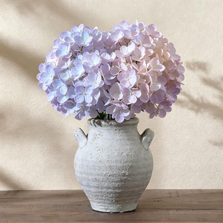 Ceramic Flower Vase, 7.36″ Decor...