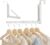 1 Pack Over The Door Hooks,Over The Door Clothes Hanger with 10 Ridges,Space-Saving Over The Door Drying Rack,Door Hooks for Hanging Clothes,Larger Capacity Over The Door Hanger White