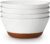 MALACASA Soup Bowls, Ceramic Salad Bowls Set of 4, 36oz Ceramic Bowls for Ramen, Cereal, Fruit and Pho, Microwave & Dishwasher Safe, Speckled Deep Bowls, Vanilla White & Brown | Speckled Deep Bowls for Ramen, Cereal, Fruit and Pho, Microwave & Dishwasher Safe, Vanilla White & Brown, Series TARA