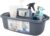 JiatuA Large Cleaning Supplies Caddy Portable Shower Caddy Basket Dark Gray | Sturdy Supply Organizer with Handle Plastic Bucket Tool Storage for Bathroom Bedroom Kitchen Garden College Dorm Essentials