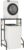 ULIFHOME U16 Upgraded Washer Dryer Stacking Rack for Narrow Laundry Room | Metal Over Washer and Dryer Storage Shelves, Laundry Space Saver for Portable Dryer, 29.5″W x 23.6″D x 53.1″H, Black