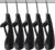 Plastic Extra Wide Suit Hangers, Pack of 15, Width: 17.7″,Notched Shoulders & Metal Hooks, Black