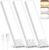 3-Pack Under Cabinet Lighting, 68LED 1800mAh Motion Sensor Lights Indoor, 3 Color Wireless Dimmable Rechargeable Battery Operated Closet Lights, Magnetic Under Counter Light Fixture for Kitchen Stair