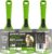 Evercare Pet Hair Lint Rollers All Purpose Use 100 Easy-Tear Sheets Per Roll Reusable Sticky Roller Pets Cat & Dog Hair Remover Contoured Handle For Furniture Clothing & Cars, Set of 3, Green