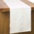 Letjolt White Table Runner 72 Inches Long | Rustic, Cotton, Plain