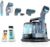 Shark StainStriker Portable Carpet/Upholstery Cleaner, 4 Tools, PX202 | For Carpet, Upholstery & Area Rugs, Stain & Odor Remover, Full Size Solutions, 3.5″ Stain, 7″ Stain, Crevice & Pet Mess Tools
