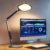 LitONES Desk Lamp for Home Office, Tall Computer Ring Light with CRI 97.8 | Eye-Caring Diffused Desktop Light with Memory & Timer Func, 1200LM Zoom Lighting for Video Calls, Conference, Reading,Study