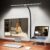 Airlonv LED Desk Lamp for Office Home, Eye-Caring Desk Light with Stepless Dimming Adjustable Flexible Gooseneck, 10W USB Adapter Desk Lamp with Clamp for Reading, Study, Workbench (Black) | 2700K-6500K, 100 LEDs, 360° Gooseneck, Fits Up to 30″ Monitors, Flicker-Free Lighting for Home Office, Study& Workbench