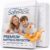 SafeRest Waterproof Full Size Mattress Protector | Fitted with Stretchable Pockets, Machine Washable Cotton Blend Mattress Cover for Bed
