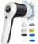 PUFTEM Electric Spin Scrubber, Cordless Shower Scrubber | Battery Level Display, Dual Speed, 6 Replaceable Brush Heads, IPX7 Waterproof, Long Runtime, Tub, Tile & Sink Cleaning