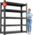 OLLRRACT 5-Tier Garage Shelving, Metal Storage Shelves, Utility Shelf | 48″W x 18″D x 78″H, Adjustable, Steel, Heavy Duty, Industrial Storage Rack for Basement, Laundry, Living Room, Warehouse