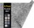 Faux Leather Heat Resistant Placemats 6 Packs, Waterproof Wipeable Dining PU Place Mats for Indoor & Outdoor, Easy to Clean, Light Grey