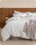 Bedsure PureWoven 3 Pieces 100% Cotton Waffle Duvet Cover Set, Queen, White | Waffle Weave Texture, Soft, Skin-Friendly, Breathable, All-Season, Machine Washable, Home Decor Gift, Good Housekeeping Seal