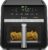 Chefman Air Fryer 9 Qt | TurboFry 7-in-1 High-Powered 450°F Cooking for Crispier and Even Results | XL Basket with Viewing Window | Air Fry, Bake, Broil, Reheat, Dehydrate, Defrost, Keep Warm